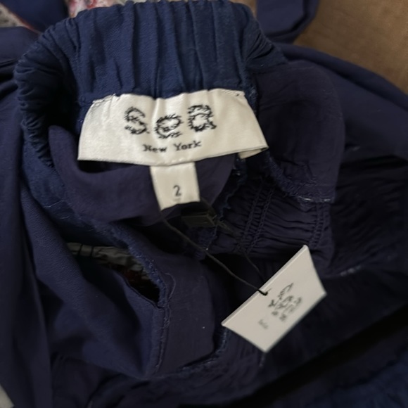 Sea New York Blue and White Patterned Dress - Picture 8 of 9